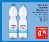 Natürliches Mineralwasser im Angebot bei Marktkauf in Leipzig Natürliches Mineralwasser Angebote von Gerolsteiner bei Marktkauf Leipzig für 0,79 €