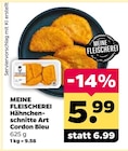 Hähnchen-schnitte Art Cordon Bleu von MEINE FLEISCHEREI für 5,99 € bei Netto mit dem Scottie im Angebot Hähnchen-schnitte Art Cordon Bleu von MEINE FLEISCHEREI im aktuellen Netto mit dem Scottie Prospekt