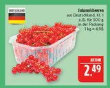 Johannisbeeren für 2,49 € bei Marktkauf im Angebot Johannisbeeren im aktuellen Marktkauf Prospekt
