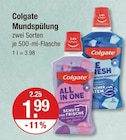 Zahnpflege im V-Markt Prospekt Mundspülung All in One von Colgate im aktuellen V-Markt Prospekt für 1,99 €