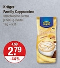 Family Cappuccino Angebote von Krüger bei V-Markt Kempten für 2,79 €