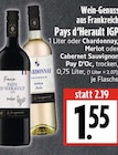 Pays d'Hérault IGP Chardonnay bei EDEKA im Lollar Prospekt für 1,55 €