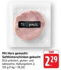 Mit Herz gemacht: Saftinterschinken gekocht Angebote bei EDEKA Schwäbisch Hall für 2,29 €