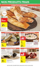 Prix et réduction Baguette dans le prospectus Carrefour en cours Offre Baguette dans le catalogue Carrefour du moment à la page 22