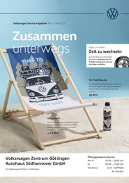 Volkswagen Prospekt für Göttingen, Niedersachs: Unsere Glanzstücke, 1 Seite, 01.03.2022 - 31.05.2022
