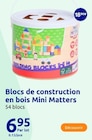 Blocs de construction en bois - Mini Matters dans le catalogue Action