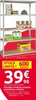Étagère charges lourdes bois/métal strong en promo chez Mr.Bricolage Étagère charges lourdes bois/métal strong dans le catalogue Mr.Bricolage