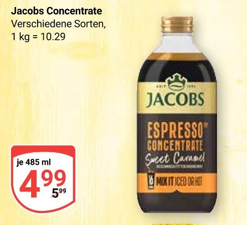 Concentrate im Angebot bei GLOBUS in Saarlouis Concentrate Angebote von Jacobs bei GLOBUS Saarlouis für 4,99 €