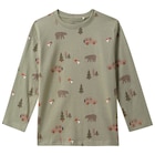 Ernstings family Lohmar - Jungen Langarmshirt mit Wald-Motiven Angebot im Prospekt Jungen Langarmshirt mit Wald-Motiven bei Ernstings family im Lohmar Prospekt für 6,99 €