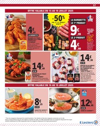 Prix et réduction Crustacés dans le prospectus E.Leclerc en cours Offre Crustacés dans le catalogue E.Leclerc du moment à la page 56