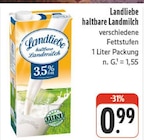 nah und gut - haltbare Landmilch Angebot im Prospekt haltbare Landmilch bei nah und gut im Prospekt "" für 0,99 €