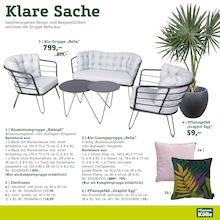 2-Sitzer Sofa Angebot im aktuellen Pflanzen Kölle Prospekt auf Seite 21