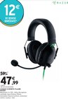 CASQUE E-SPORTS FILAIRE - RAZER en promo chez Intermarché CASQUE E-SPORTS FILAIRE - RAZER dans le catalogue Intermarché