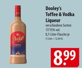 Dooley’s Toffee & Vodka Liqueur Angebote bei famila Nordost Falkensee für 8,99 €