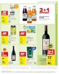 Offre Vin rouge bio dans le catalogue Carrefour du moment à la page 17