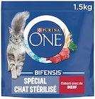 Croquettes pour chat stérilisé one - Supermarchés Match à Amiens Croquettes pour chat stérilisé one en promo chez Supermarchés Match Amiens à 10,37 €