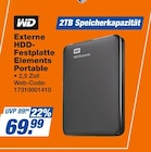 Externe HDD-Festplatte Elements Portable Angebote von WD bei expert Haltern am See für 69,99 €