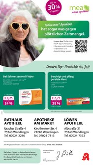 Aktueller mea - meine apotheke Prospekt "Unsere Juli-Angebote" Seite 1 von 4 Seiten