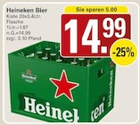 Bier im Angebot bei WEZ in Löhne Bier Angebote von Heineken bei WEZ Löhne für 14,99 €