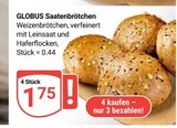Aktuelle Wecker Angebote bei GLOBUS in Duisburg Aktuelles Saatenbrötchen Angebot bei GLOBUS in Duisburg ab 1,75 €