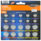 20 piles boutons - POWERTEC en promo chez Norma Metz à 1,99 €