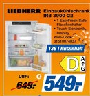 Aktuelles Einbaukühlschrank IRd 3900-22 Angebot bei expert in Lingen (Ems) ab 549,00 €