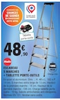 Escabeau 5 marches + tablette porte-outils - Hailo en promo chez E.Leclerc Mulhouse à 48,90 €
