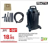 Aspirateur de chantier eau et poussières - PRACTYL - LEROY MERLIN à Brunoy Aspirateur de chantier eau et poussières - PRACTYL en promo chez LEROY MERLIN Brunoy à 18,95 €