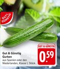 EDEKA Sinsheim - Gurken Angebot im Prospekt Gurken bei EDEKA im Sinsheim Prospekt für 0,59 €