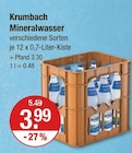 Mineralwasser im V-Markt Prospekt Mineralwasser von Krumbach im aktuellen V-Markt Prospekt für 3,99 €
