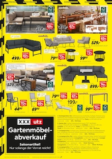 Gartensitzmöbel im XXXLutz Möbelhäuser Prospekt "Gartenmöbelabverkauf" mit 8 Seiten (Stuttgart)