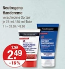 Handcreme von Neutrogena für 2,49 € bei V-Markt im Angebot Handcreme von Neutrogena im aktuellen V-Markt Prospekt