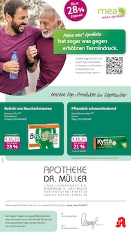 mea - meine apotheke Prospekt der Woche "Unsere September-Angebote" Seite 1, 01.09.2025 bis 30.09.2025 für Willich Aktueller mea - meine apotheke Prospekt "Unsere September-Angebote" Seite 1 von 4 Seiten für Willich