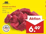 Gulasch vom Rind im Angebot bei Netto Marken-Discount in Detmold Gulasch vom Rind Angebote von Gut Ponholz bei Netto Marken-Discount Detmold für 6,49 €