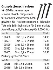 Schrauben im aktuellen Holz Possling Prospekt für 6.75€