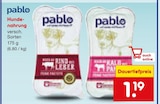 Hundenahrung im Angebot bei Netto Marken-Discount in Maintal Hundenahrung Angebote von pablo bei Netto Marken-Discount Maintal für 1,19 €