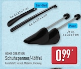 Schuhspanner/-löffel 2er-Set von Home Creation im aktuellen ALDI Nord Prospekt