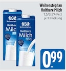 Haltbare Milch 1,5% Fett von Weihenstephan im aktuellen E xpress Prospekt für 0,99 €