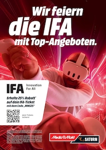 MediaMarkt Saturn Prospekt Wir feiern die IFA mit Top-Angeboten. mit 20 Seiten