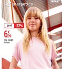 Tee-Shirt Enfant - Energetics en promo chez Intersport Courbevoie à 6,99 €