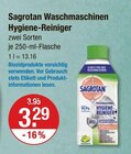 Waschmaschinen Hygiene-Reiniger Angebote von Sagrotan bei V-Markt Augsburg für 3,29 €