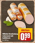 Aktuelles Leberwurst mit Kalbfleisch Angebot bei REWE in Duisburg ab 0,99 €