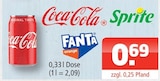 Aktuelles Coca-Cola, Sprite oder Fanta Angebot bei Getränke Oase in Gladbeck ab 0,69 €