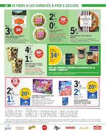 Prix et réduction Apéritif surgelé dans le prospectus E.Leclerc en cours Offre Apéritif surgelé dans le catalogue E.Leclerc du moment à la page 20