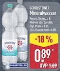 Medium Angebote von Gerolsteiner bei ALDI Nord Iserlohn für 0,89 €