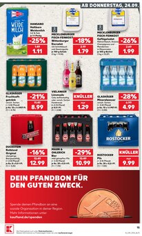 Bier im Kaufland Prospekt "Hier bin ich richtig" mit 72 Seiten (Rostock)