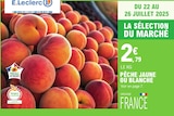 E.Leclerc Orsigny - Promo Pêche jaune ou blanche Promo Pêche jaune ou blanche à 2,79 € dans le catalogue E.Leclerc à Orsigny