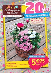Fleurs Angebote im Prospekt "20 ANS DE PASSION VÉGÉTALE" von Les Compagnons des saisons Fleurs Angebote im Prospekt "20 ANS DE PASSION VÉGÉTALE" von Les Compagnons des saisons auf Seite 1