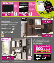 Möbel Inhofer Waschtischunterschrank im Prospekt 