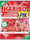 Bonbons red crush pik - HARIBO en promo à 1,05 € chez Netto Bonbons red crush pik - HARIBO dans le catalogue Netto